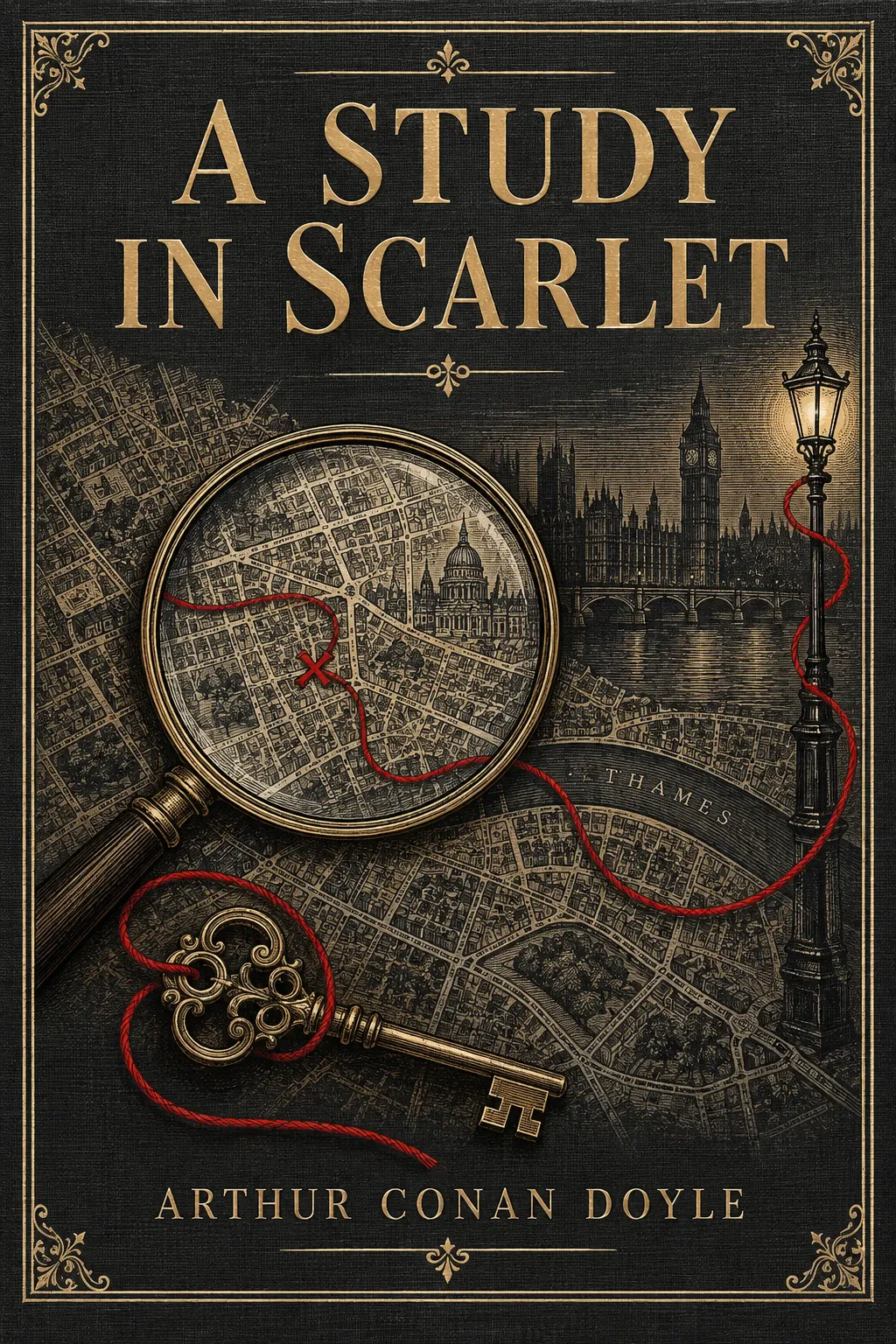 Cover of A Study in Scarlet