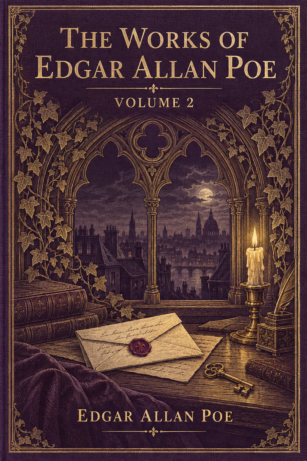 Cover of The Works of Edgar Allan Poe — Volume 2