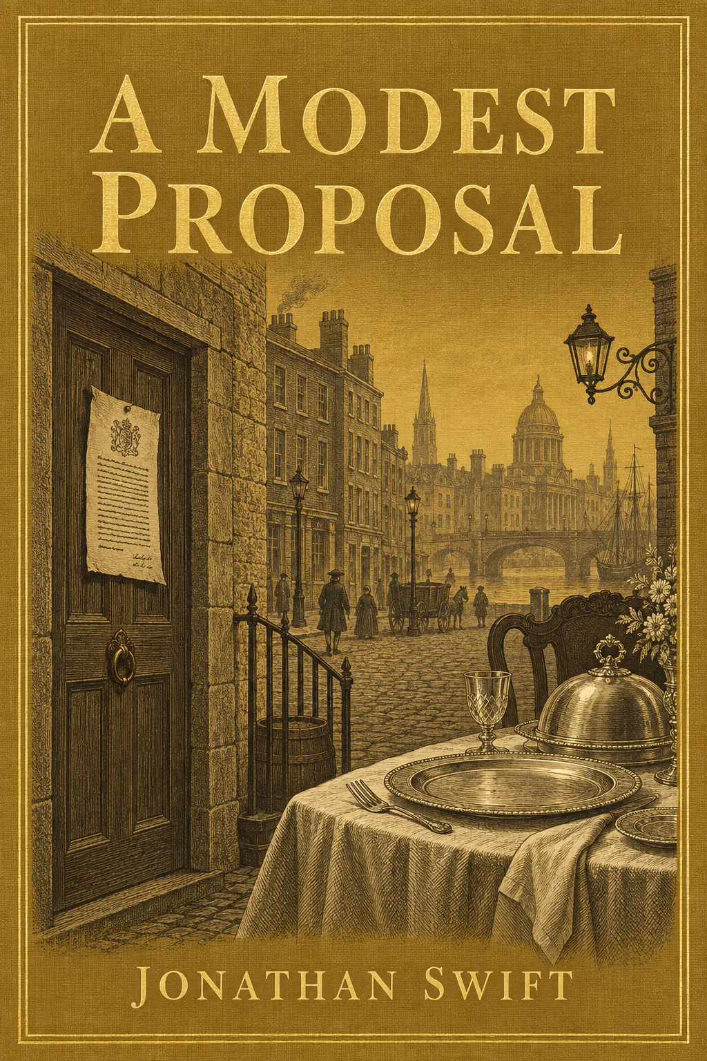 Cover of A Modest Proposal: For preventing the children of poor people in Ireland, from being a burden on their parents or country, and for making them beneficial to the publick