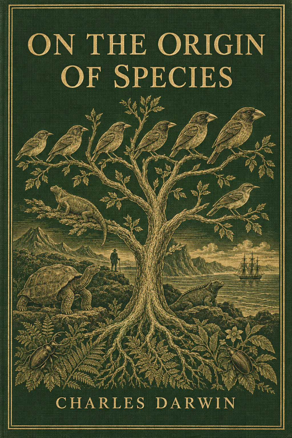Cover of On the Origin of Species by Means of Natural Selection: or the Preservation of Favoured Races in the Struggle for Life. (2nd edition)