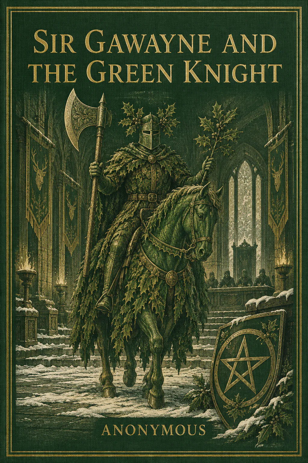 Cover of Sir Gawayne and the Green Knight: An Alliterative Romance-Poem (c. 1360 A.D.)